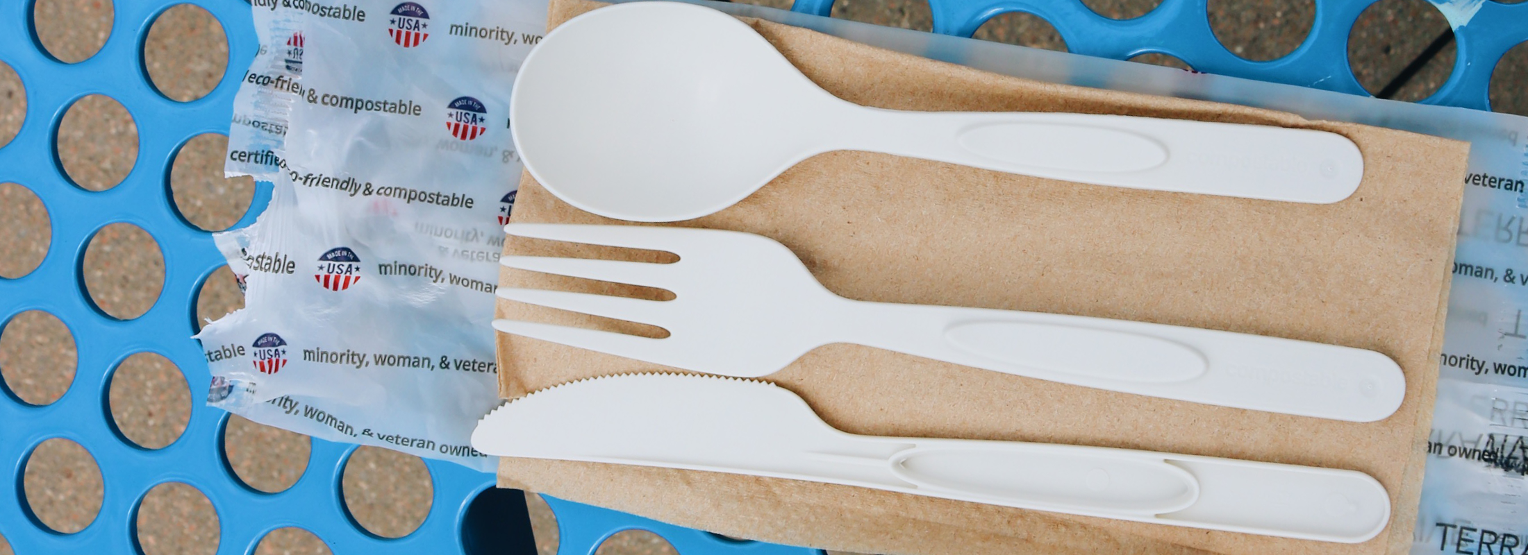 compostable cutlery spoon fork knife