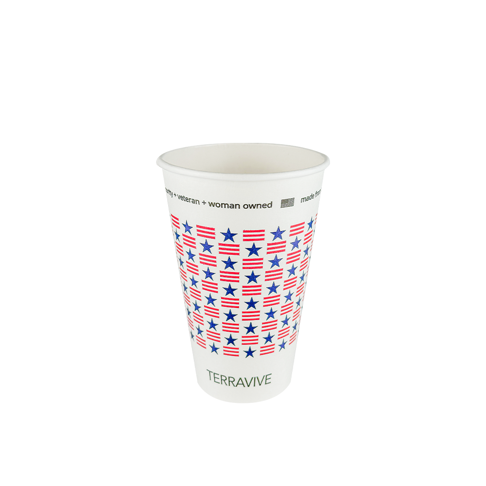 HCDW-TV-12-PUN compostable double wall hot cup