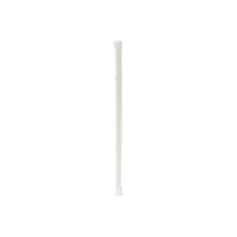 MS-TV-10-PNW compostable long milkshake paper drinking straw